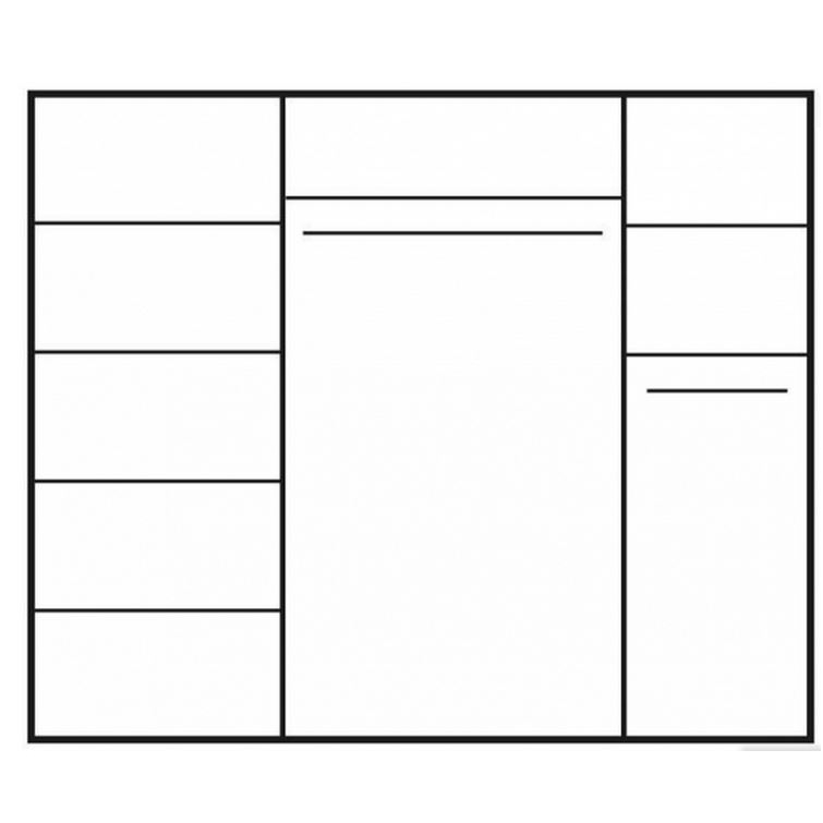 Spinta su veidrodžiu DIONE 1 Spinta su veidrodžiu DIONE 1