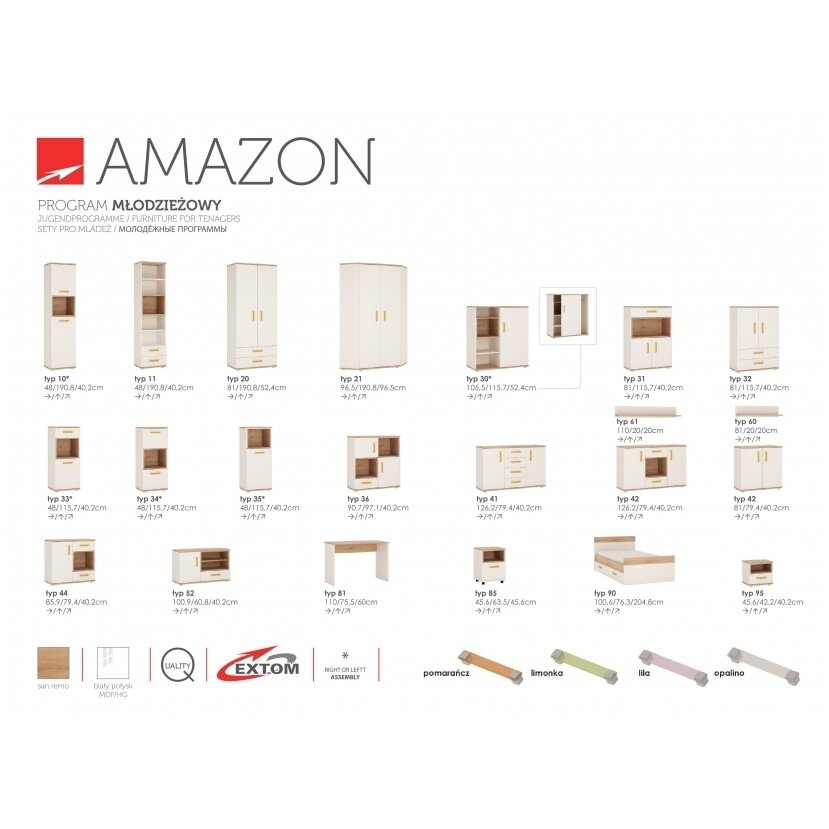 AMAZON pastatoma lentyna 2S TYP 11 3 AMAZON pastatoma lentyna 2S TYP 11 3