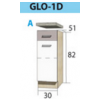 GLOBAL pastatoma spintelė GLO-1D GLOBAL pastatoma spintelė GLO-1D