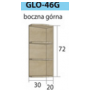 GLOBAL pakabinama spintelė GLO-46G GLOBAL pakabinama spintelė GLO-46G
