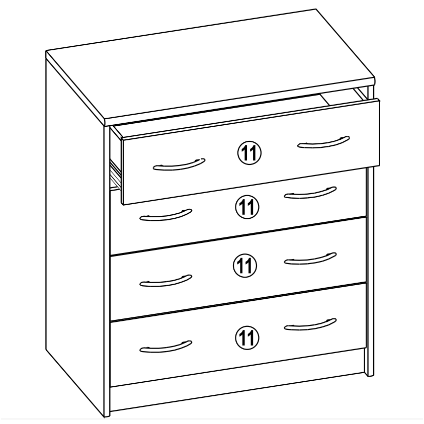 Komoda SCONTO K1-4S 1 Komoda SCONTO K1-4S 1