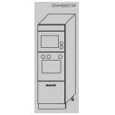 Pastatoma spintelė PLATINUM  D5AM/60/154