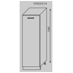 Pastatoma spintelė PLATINUM D5D/60/154 Pastatoma spintelė PLATINUM D5D/60/154