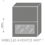 Pakabinama spintelė QUANTUM W8BS 60 AV WKF