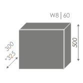 Pakabinama spintelė QUANTUM W8 60