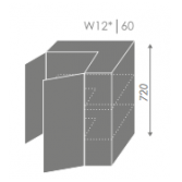 Pakabinama spintelė QUANTUM W12 60