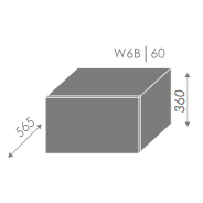 Pakabinama spintelė  PLATINUM  W6B 60