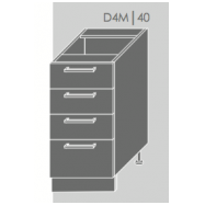 Pastatoma spintelė QUANTUM  D4M 40