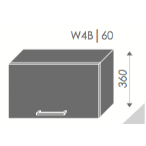 Pakabinama spintelė QUANTUM W4B 60 Pakabinama spintelė QUANTUM W4B 60