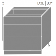 Pastatoma spintelė EMPORIUM D3E 80 HETTICH
