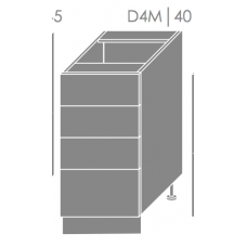 Pastatoma spintelė EMPORIUM D4M 40