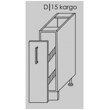 Pastatoma spintelė PLATINUM D15+kargo
