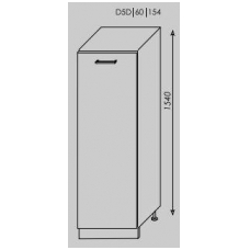 Pastatoma spintelė PLATINUM  D5D/60/154
