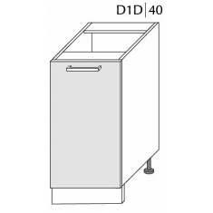 Pastatoma spintelė PLATINUM D1D 40 Pastatoma spintelė PLATINUM D1D 40