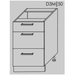 Pastatoma spintelė PLATINUM D3M 50 Pastatoma spintelė PLATINUM D3M 50