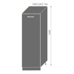 Pastatoma spintelė QUANTUM D5D/60/154 Pastatoma spintelė QUANTUM D5D/60/154