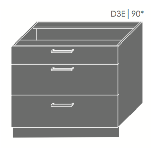 Pastatoma spintelė QUANTUM D3E90 Pastatoma spintelė QUANTUM D3E90
