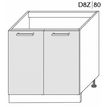 Pastatoma spintelė SILVER D11 80