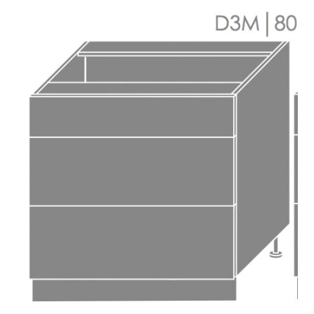 Pastatoma spintelė EMPORIUM D3M 80