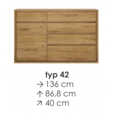SHETLAND komoda TYP42