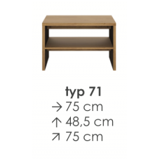 SHETLAND staliukas TYP71