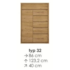 SHETLAND komoda TYP32 SHETLAND komoda TYP32