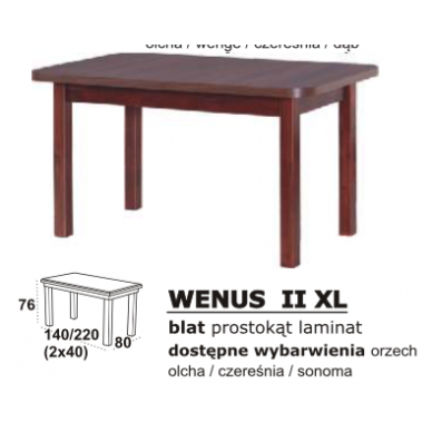 Stalas medinis WENUS II XL Stalas medinis WENUS II XL