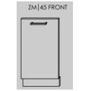 TITANIUM įmontuojamos durelės indaplovei ZM/45 TITANIUM įmontuojamos durelės indaplovei ZM/45