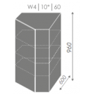 TITANIUM pakabinama spintelė W4 10/60 TITANIUM pakabinama spintelė W4 10/60