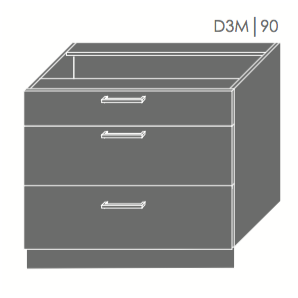TITANIUM pastatoma spintelė D3M/90 TITANIUM pastatoma spintelė D3M/90