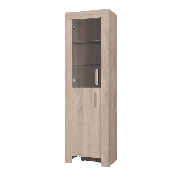 Vienų durų vitrina CEZAR 5 kairinė arba dešininė 1 Vienų durų vitrina CEZAR 5 kairinė arba dešininė 1